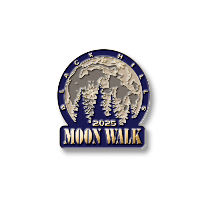 2025 Black Hills Moon Walk collector pin manufacturer render