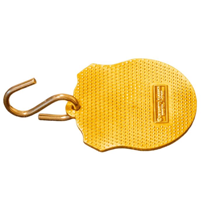 Side view of the Wind Cave BARK Ranger pet tag S-hook clip attachment